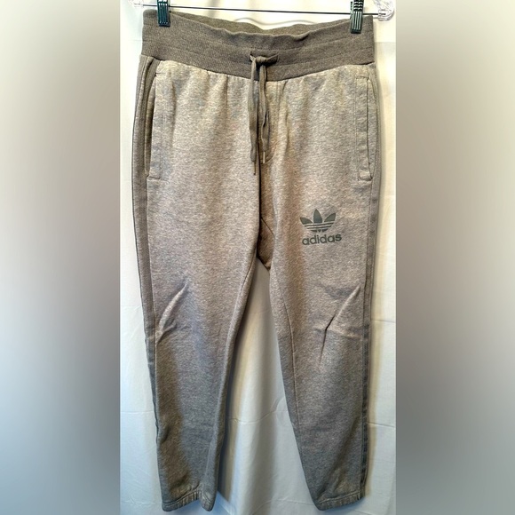 Adidas Originals Men’s Size Small Fleece Joggers Tracksuit Bottom 30” Inseam - Picture 1 of 12